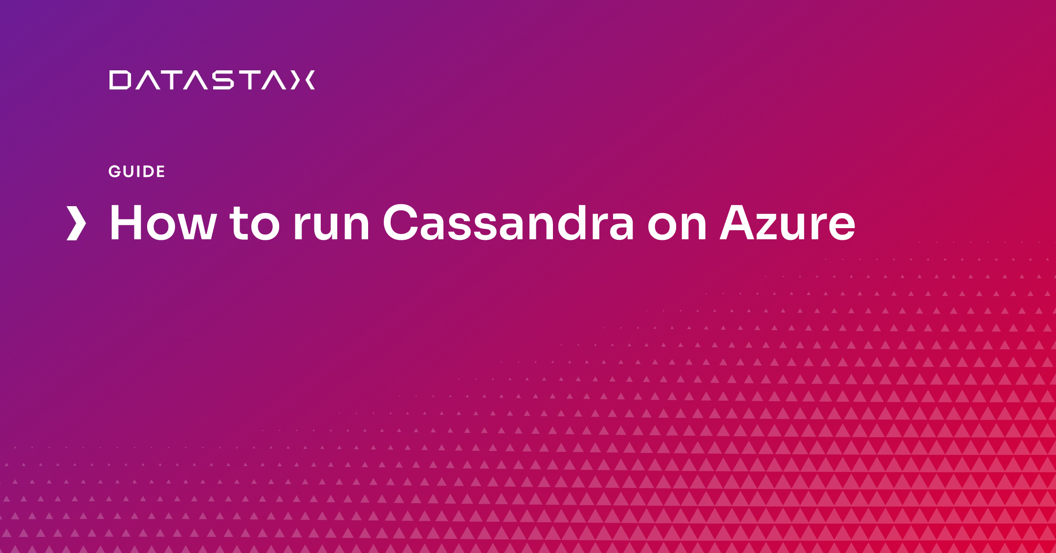 How to run Cassandra on Azure