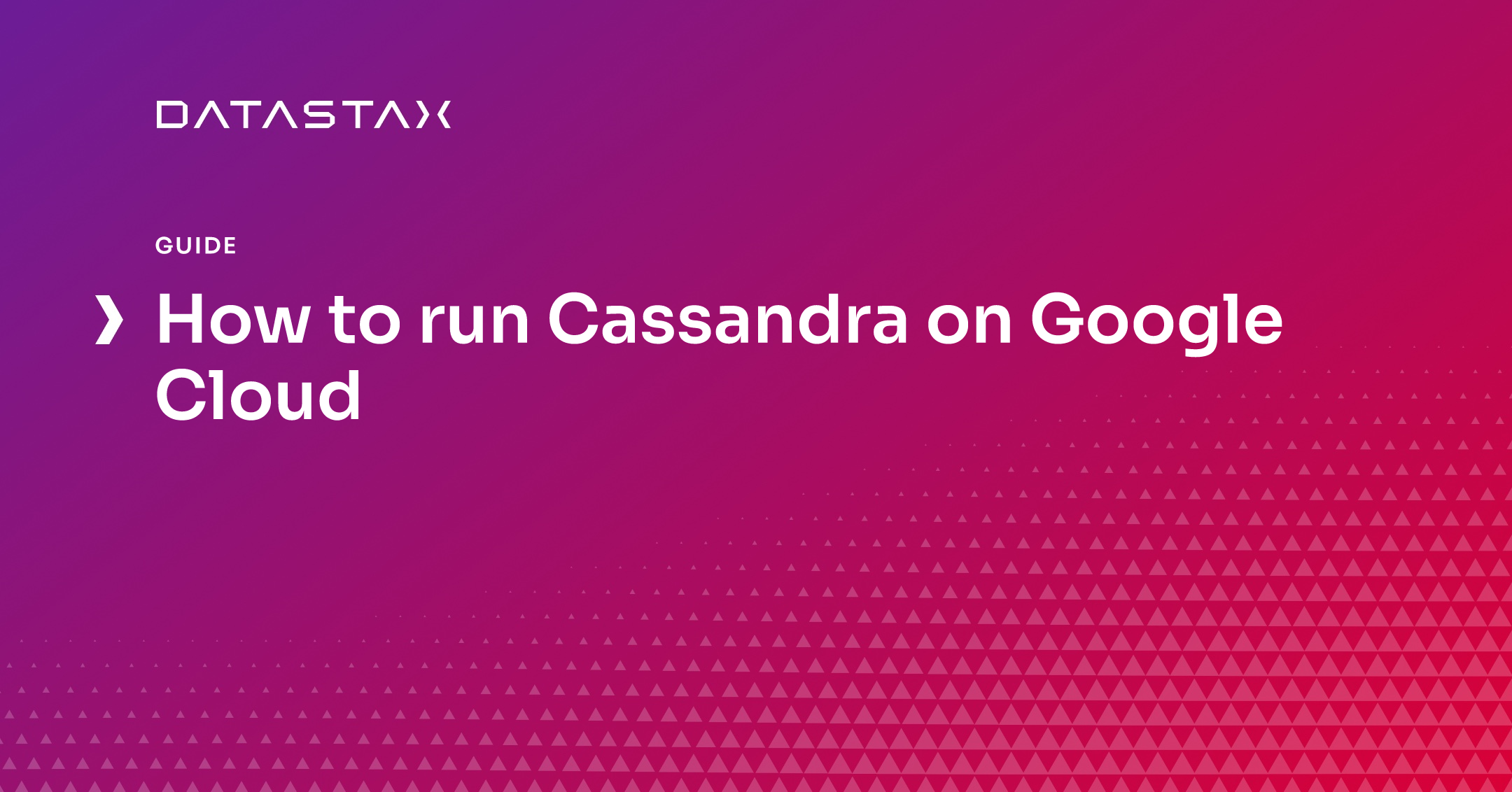 How to run Cassandra on Google Cloud