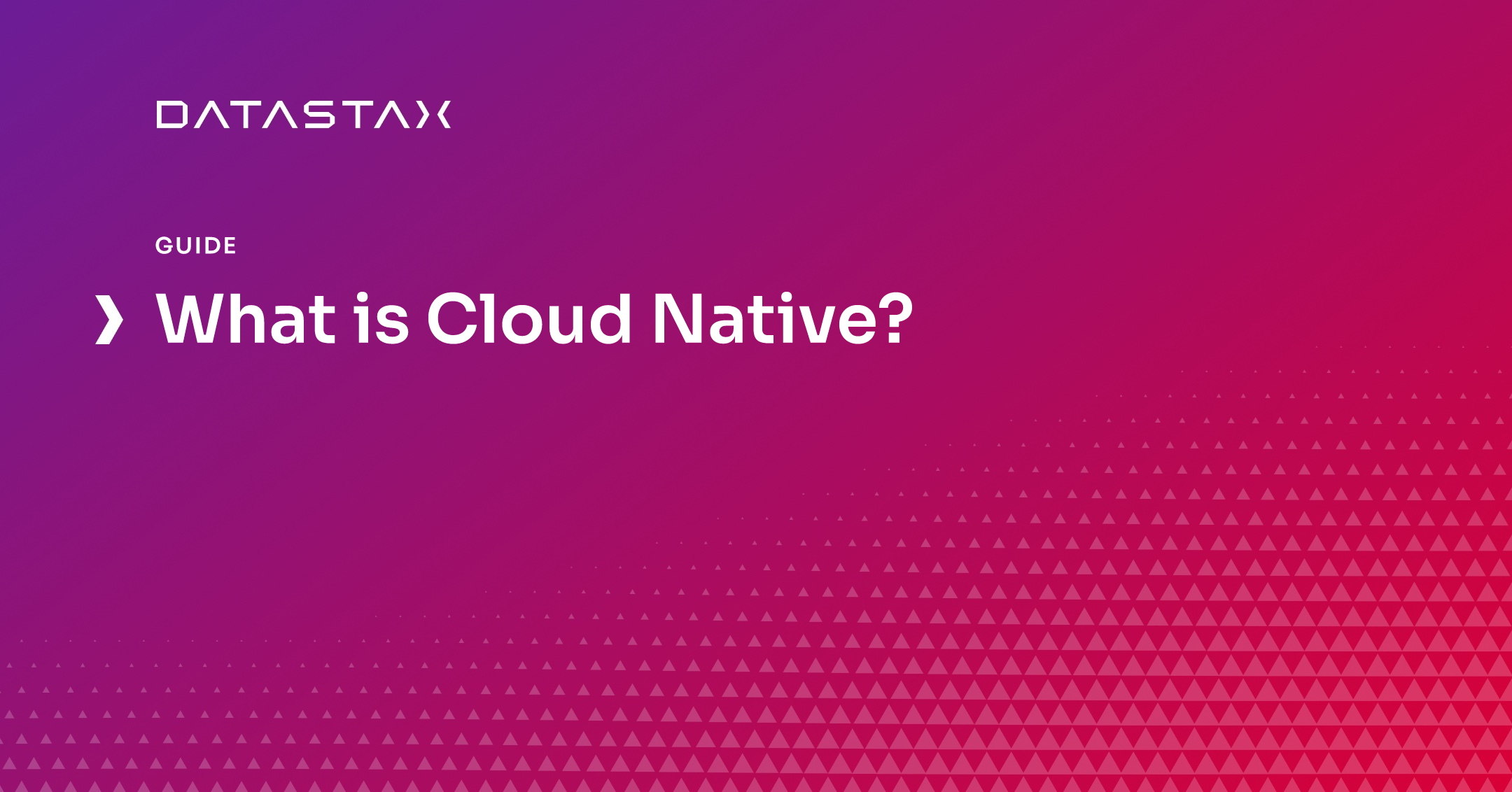 What is Cloud Native?