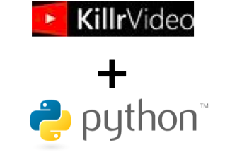 KillrVideo and Python Logos