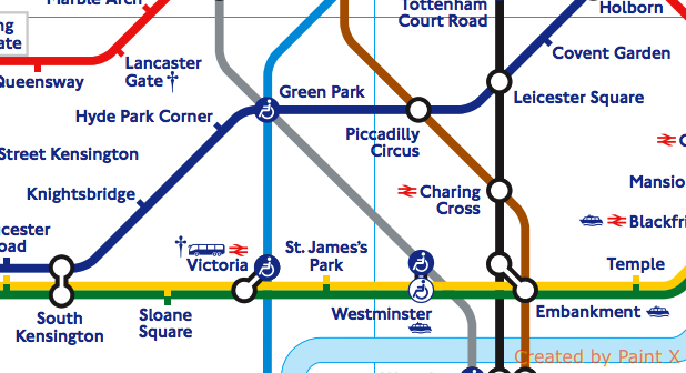 London Tube Map Piccadilly