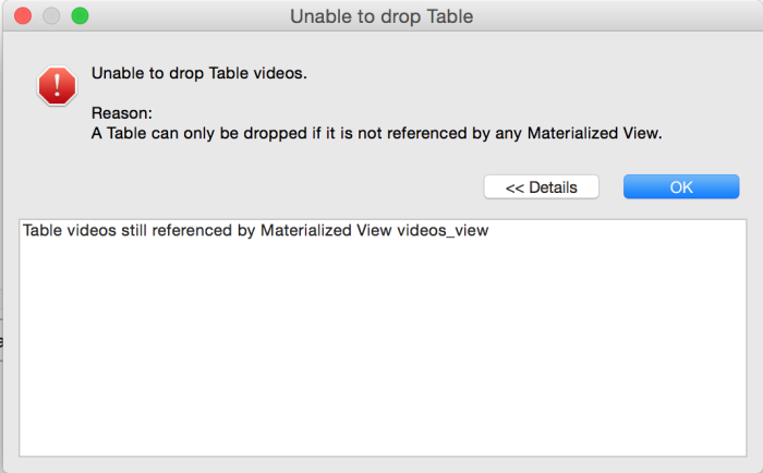 Drop Table